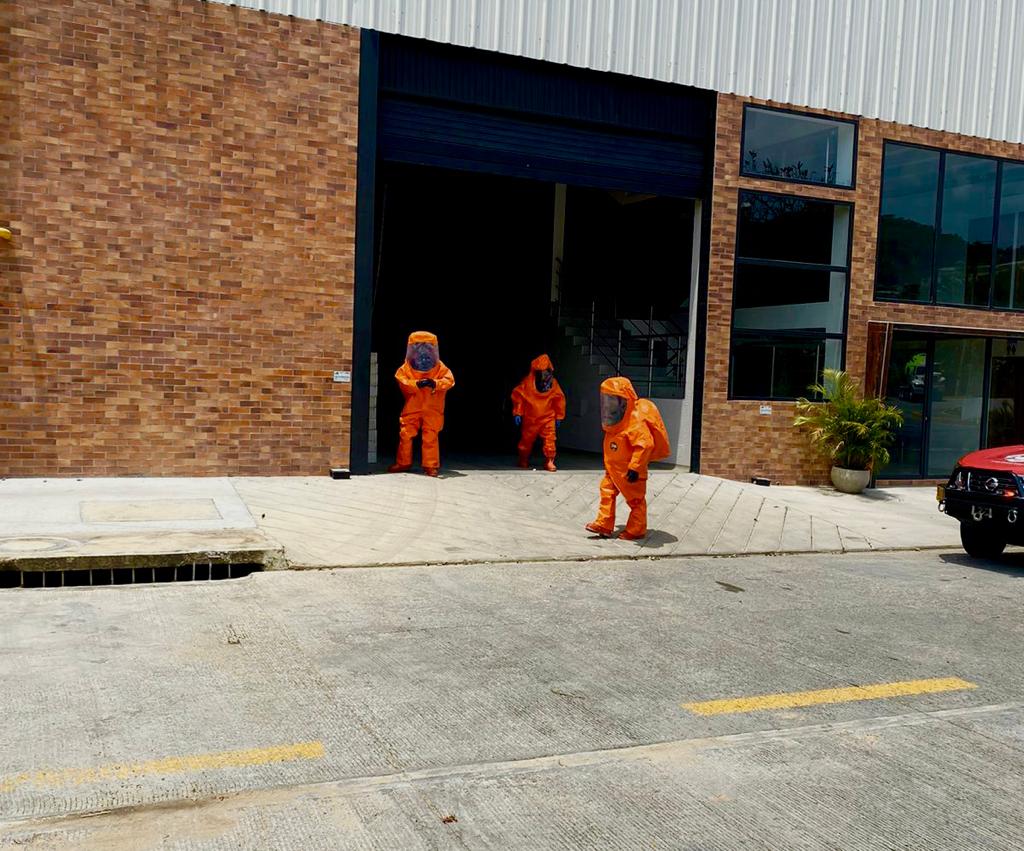 Fuga de amoniaco se produjo por razones desconocidas