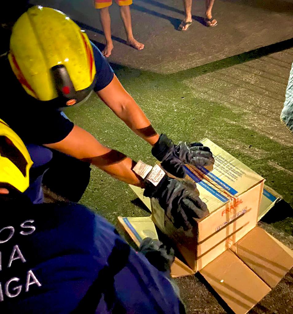 Puercoespín que se encontraba fuera de su hábitat fue rescatado por los bomberos